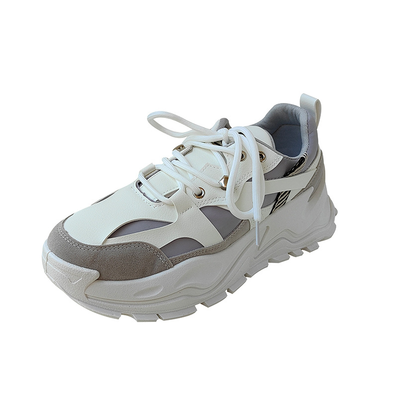 Dad's thick soles, raised height, men's casual sports board shoes, breathable and versatile trendy_voghion.com
