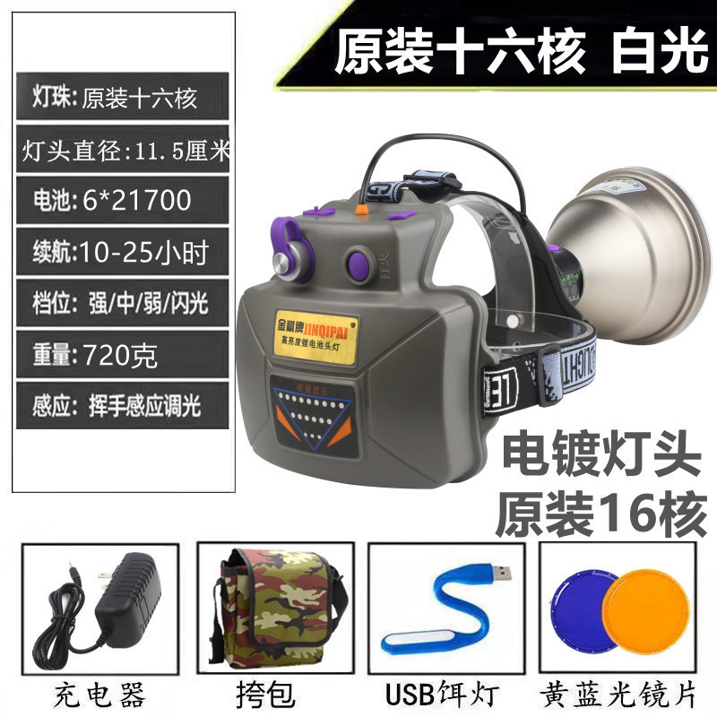 R2G36 コア P900 誘導ヘッドライト強力な光充電式超高輝度夜間屋外キャンプ釣り|undefined