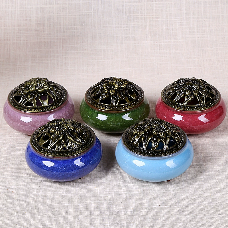 Accessories, ceramic creative Incense burner, retro aroma lamp