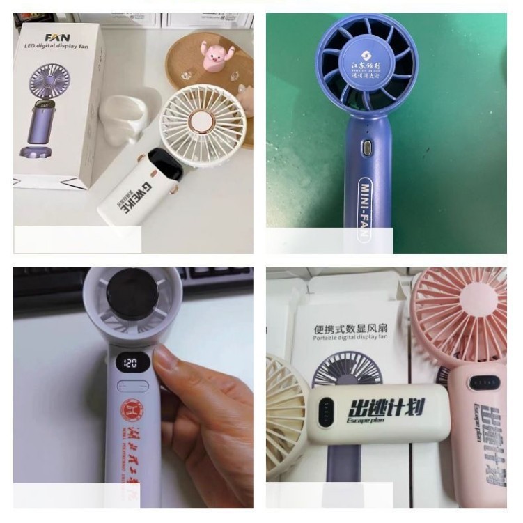 クロスボーダー折りたたみハンドヘルド小型ファン USB 充電屋外ポータブルミニ首吊りファン端午節ギフトお土産|undefined