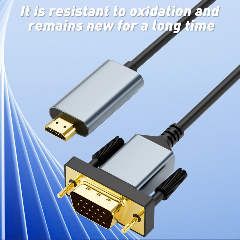 Cross-Border Amazon HDMI to Vga Cable Hdtv-Vga Cable Hdtv to Vga High-Definition Video Adapter Cable Cross-Border Amazon HDMI to Vga Cable Hdtv-Vga Cable Hdtv to Vga High-Definition Video Adapter Cable