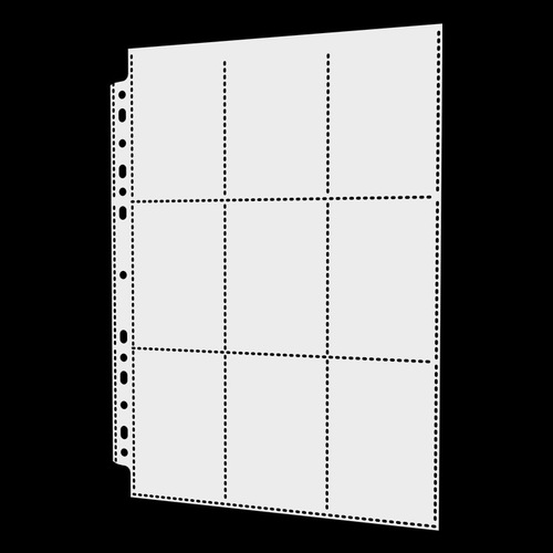 Nine-frame basketball football card NBA star card Pokémon PTCG Magic Game King transparent loose-leaf 9-frame card page