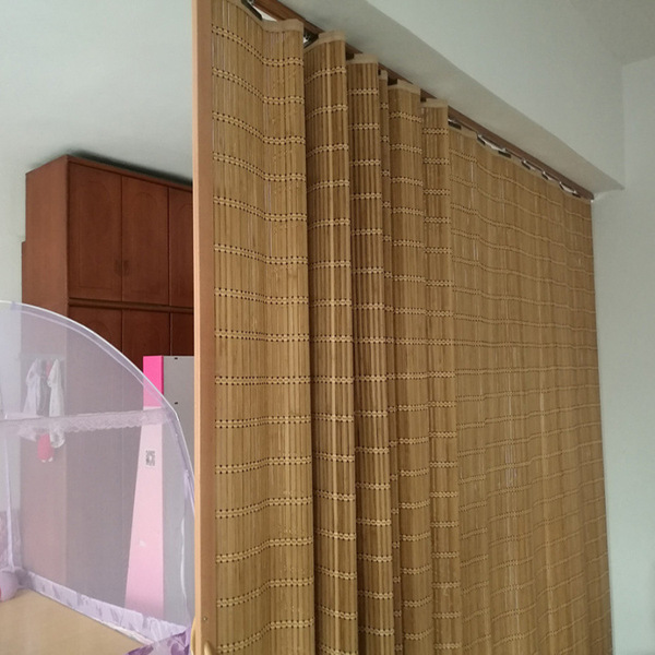 Customized bamboo curtain door sliding door partition bamboo door…