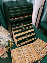 大容量欧式抽屉式首饰盒项链戒指耳环珍珠宝手饰品收纳盒