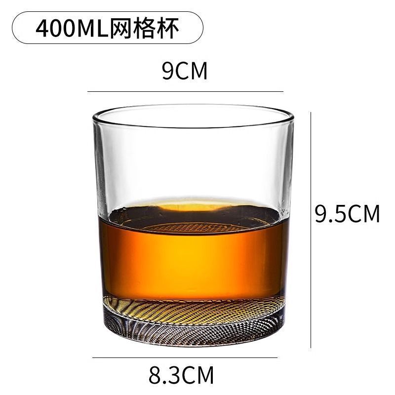 Vaso de whisky de cristal de copa de vino de estilo europeo copa de vidrio de copa de vino vino de copa de vino de bar fábrica