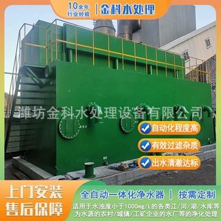 山泉水地表水农村饮用水净水设备全自动一体化净水器厂家立式