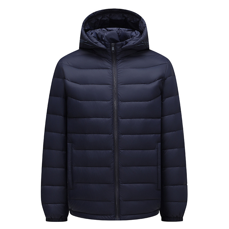 Men's and Women's Same Style Autumn and Winter down Jackets, Lightweight down Jackets, Men's Warm down Jackets, Trendy Hats, Removable