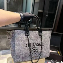 2025经典风沙滩包刺绣亚麻帆布妈咪包购物袋大容量洋气糖果色