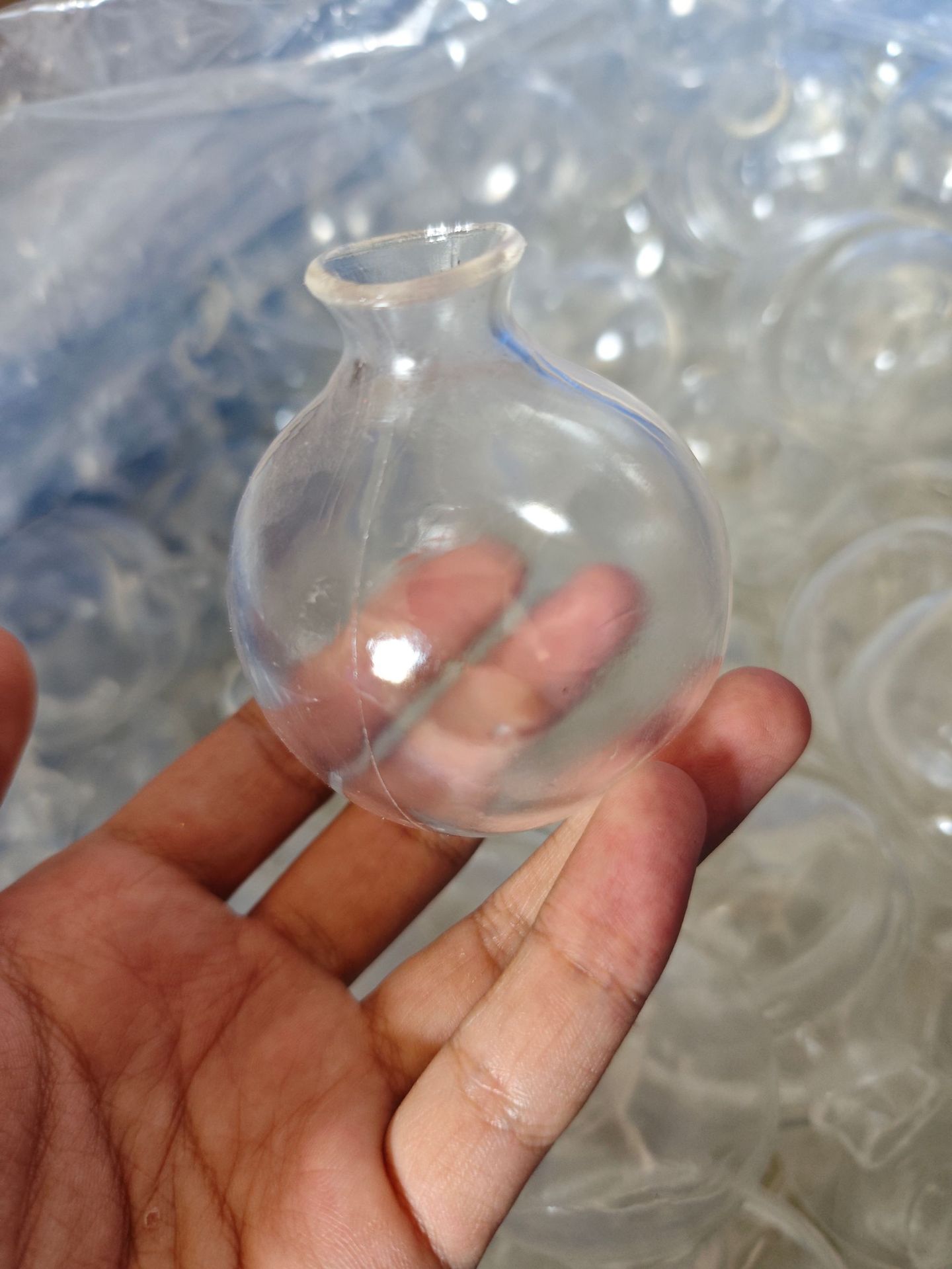 DIY bola hecha a mano bola vacía piel de pellizco de pellizco