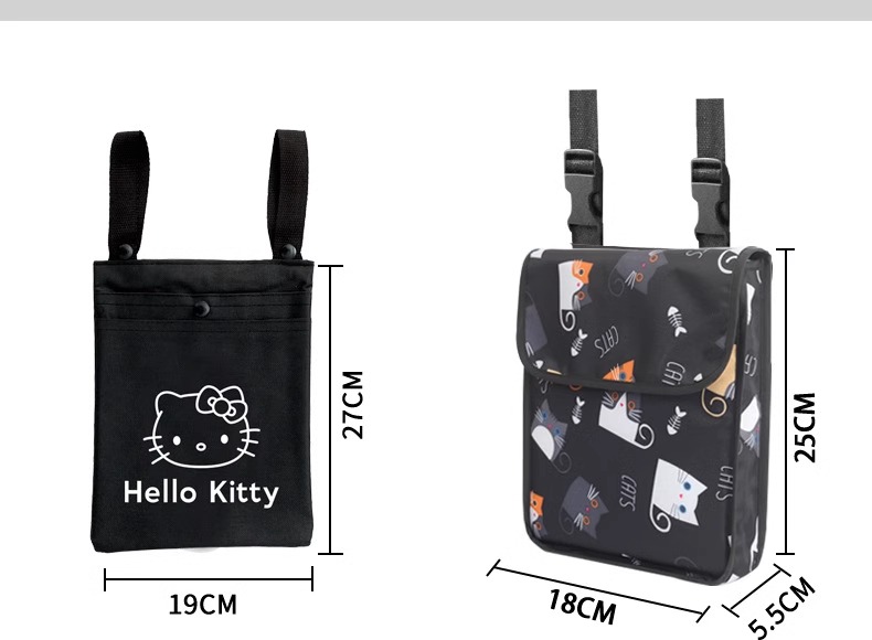 Electric Car Hanging Bag Front Waterproof Storage Bag Storage Bag Storage Bag Battery Car Full Tricycle Bicycle