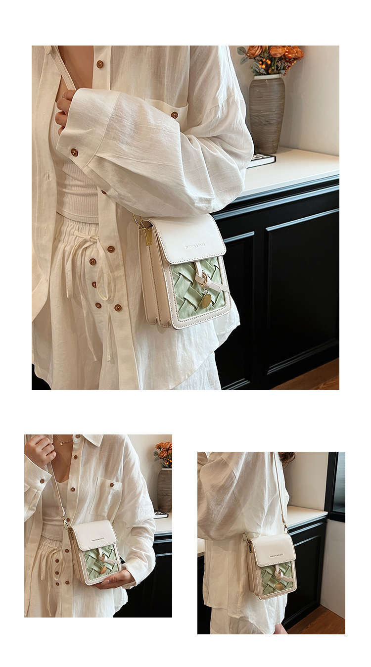 2025 New Fashion Women's Phone Casual Versatile Trendy Single Shoulder Crossbody Water-Resistant PU Leather Bag_voghion.com