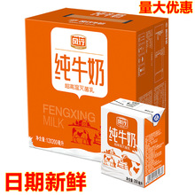 风行纯牛奶200ml*18盒整箱原味老品牌自家牧场产生产源营养早餐奶