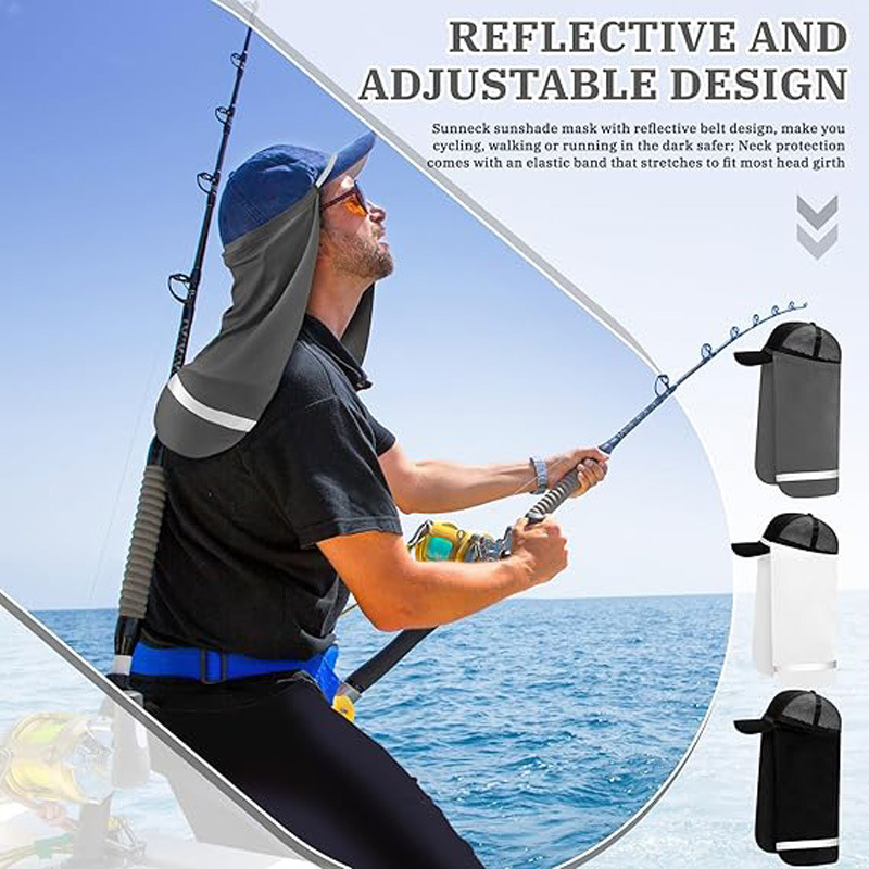 Cross-Border Outdoor Sports Sun Protection Hat, Cycling Safety Reflective Strip Long-Tail Helmet, Neck Protection Construction Site Cape Hat Cross-Border Outdoor Sports Sun Protection Hat, Cycling Safety Reflective Strip Long-Tail Helmet, Neck Protection Construction Site Cape Hat