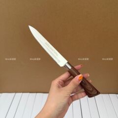 米诺家复古ins风高颜值水果刀不锈钢多功能刀小号辅食厨房削皮刀
