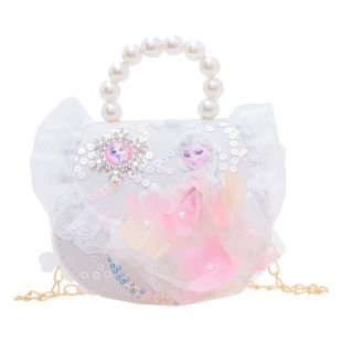 Little girl messenger bag girl portable small bag trendy children's bag 2023 New Princess Western style mini coin purse