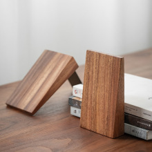 实木简约书立木质挡板创意学生书架桌面书本收纳加厚书档创意手工