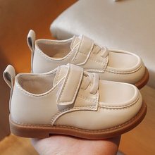 男童皮鞋英伦风春秋2025年新款软底休闲黑色儿童潮小男孩宝宝鞋子