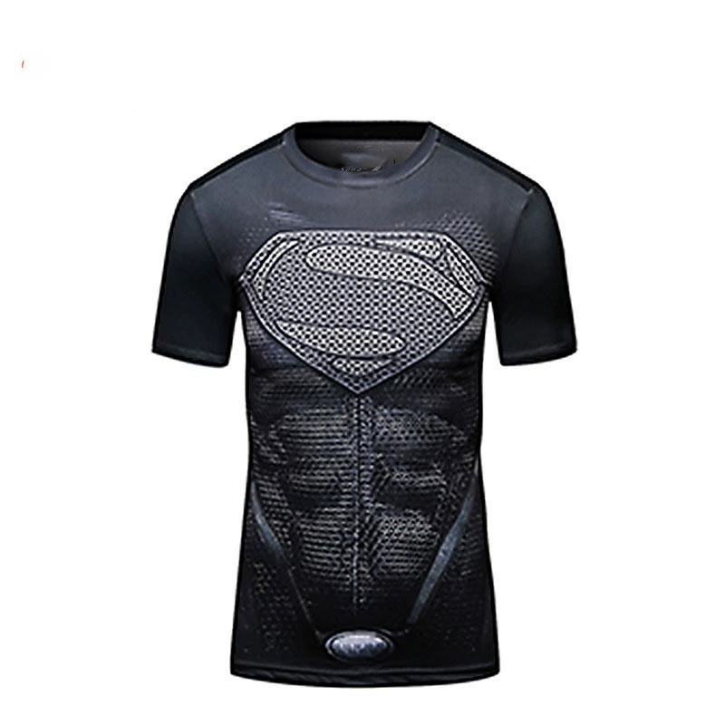 2022 Новая беговая Спортивная одежда для тренировок бег Футбол Баскетбол Тренировки 3D-печать футболка Мстители