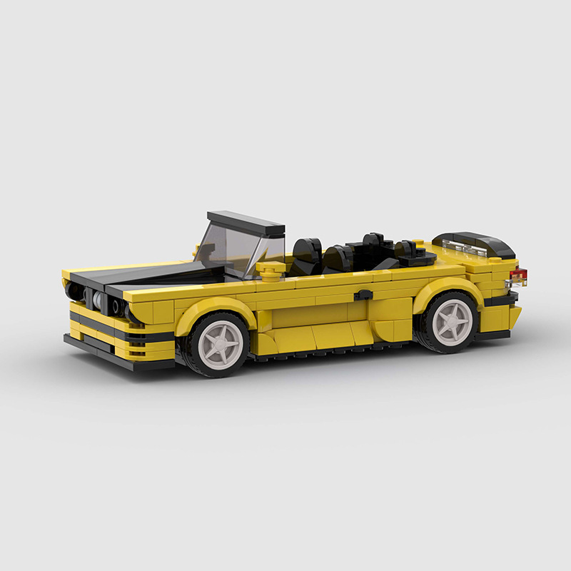 Convertible Racing sports car E30 M3 Model Moc Compatible Lego Small Particle Puzzle Assembled Building Blocks Toy Cross Border Convertible Racing sports car E30 M3 Model Moc Compatible Lego Small Particle Puzzle Assembled Building Blocks Toy Cross Border