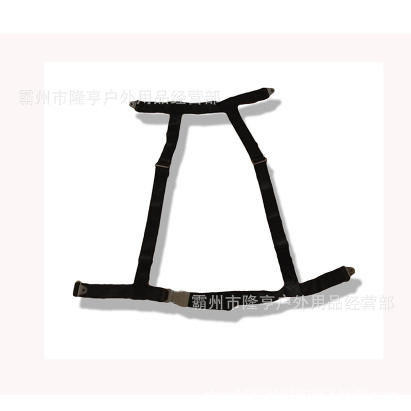 四点可调挂钩式救生艇用安全带四点式保险带固定带救生艇固定带