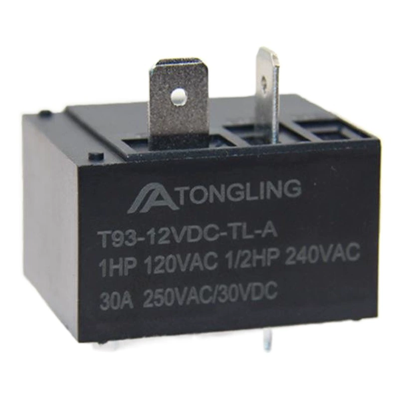 Реле T90, производитель T91 T93, 4-контактное, 12В, 30А, нагрузка 250В переменного тока, силовое реле JQX-15F