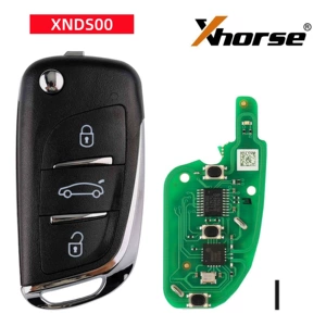 Xhorse XNDS00EN car remote key, 3-button, VVDI key programmer, universal remote key