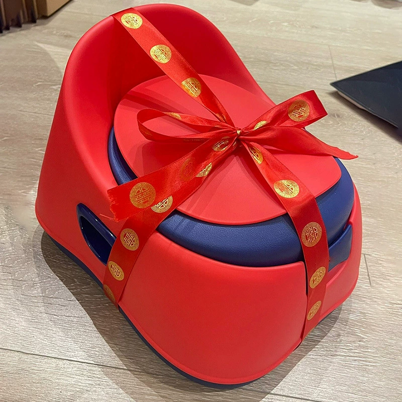 Свадебная приданое для свадьбы, пластиковый маленький туалет для новоселья для младенцев и маленьких детей, креативный мини-красный