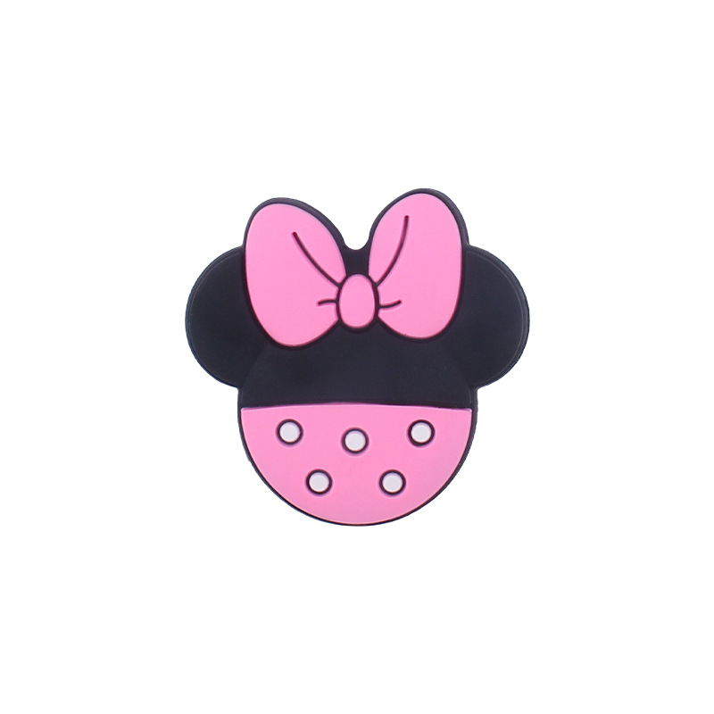 Suministros para bebés forma de dibujos animados pequeño mordedor DIY bebé molar pezón cadena teether pulsera juguete Accesorios