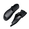 Summer breathable sandals, fashionable casual footwear for leather shoes, genuine leather, Korean style