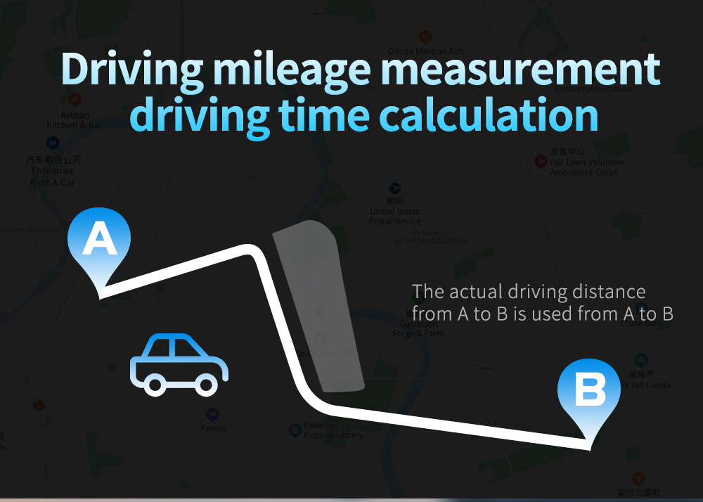 Universal Car HUD Head-Up Display, Beidou GPS Car Driving Direction and Time Display, New Cross-Border Model