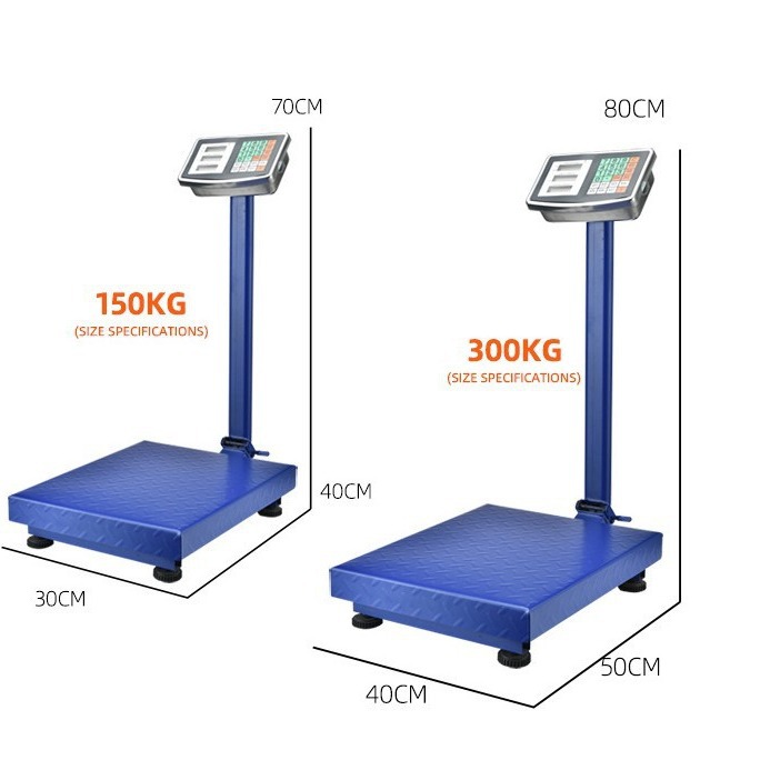 Báscula Digital de Plataforma Plegable TCS 100kg 300kg para Comercio