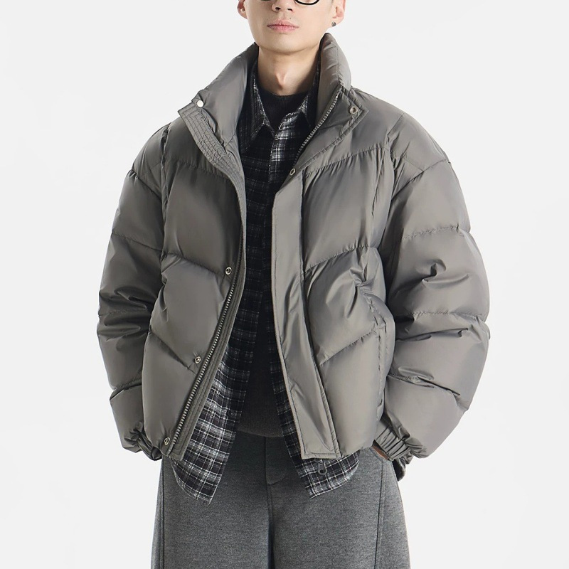 Unisex faux two-piece collar down jacket 2026 winter new national standard 50% duck down warm puffer coat men's clothing Unisex faux two-piece collar down jacket 2026 winter new national standard 50% duck down warm puffer coat men's clothing