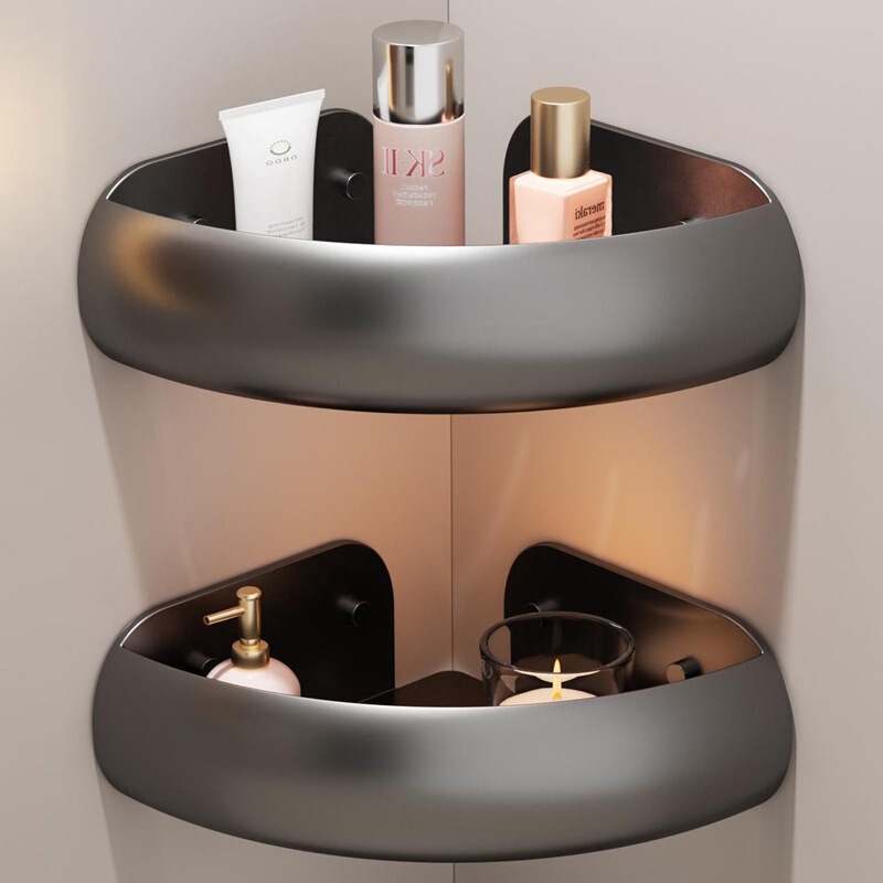Carefully Selected High-Quality Bathroom Storage Racks, No-Drill Installation, Wall-Mounted Storage for Bathroom Sinks and Toilets