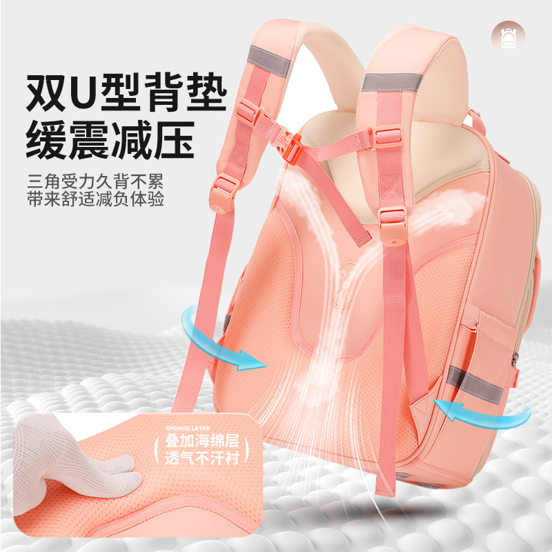 Nueva mochila de nube, escuela primaria, mochila escolar para niños, grado 1-4-6, niñas y niños, hombros