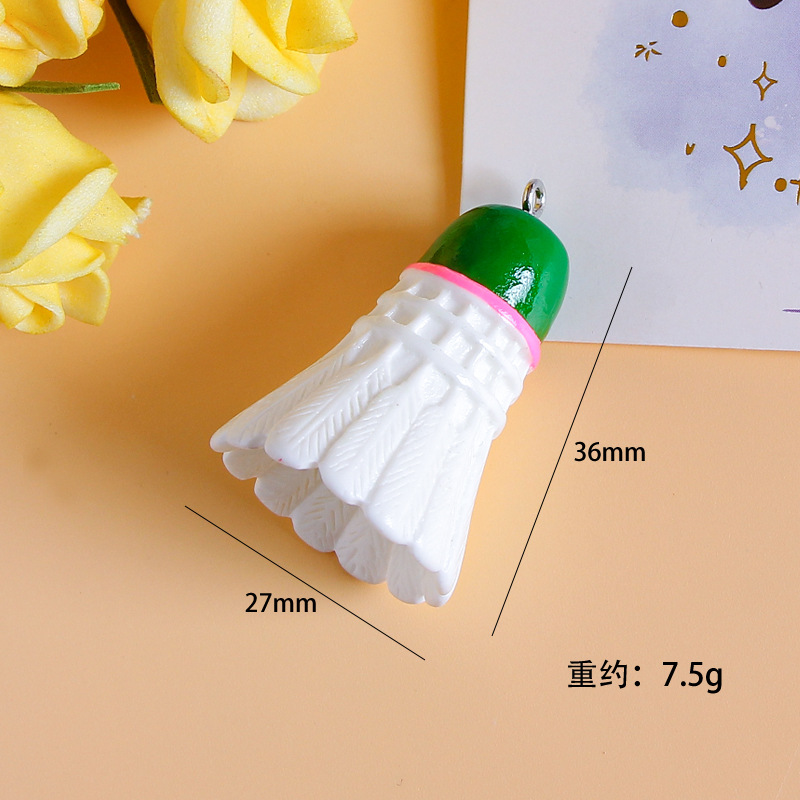 녹색 모자 배드민턴 (손톱 포함)