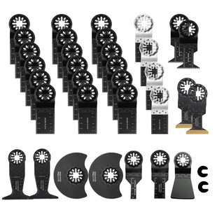 35 pieces of universal treasure multifunctional saw blade kit star lock Starlock compatible with Bosch/Fein/Makita
