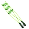 Green two-tone, 4 rows, 24 wheels