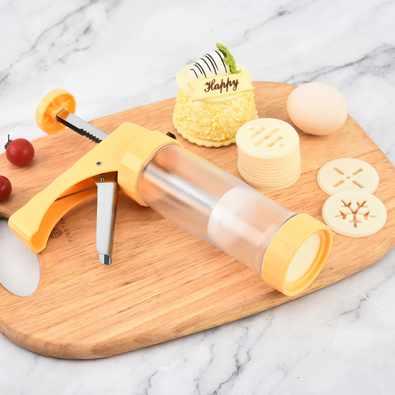 Cookie Decorating Gun, Cream Squeezer, Cream Gun, Decorating Gun, Flower Mouth, Melted Bean Baking Tool, Household Set