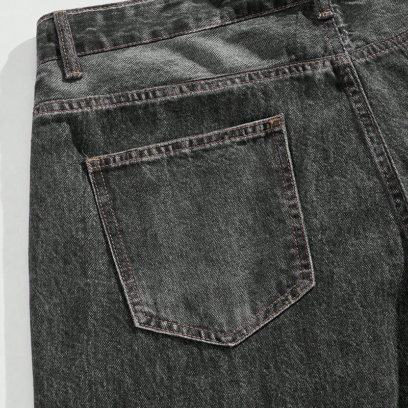 Pantalones de cinco puntos de mezclilla impresos europeos y americanos transfronterizos para hombres con impresión de material 3D inyección directa tendencia personalidad pantalones cortos casuales