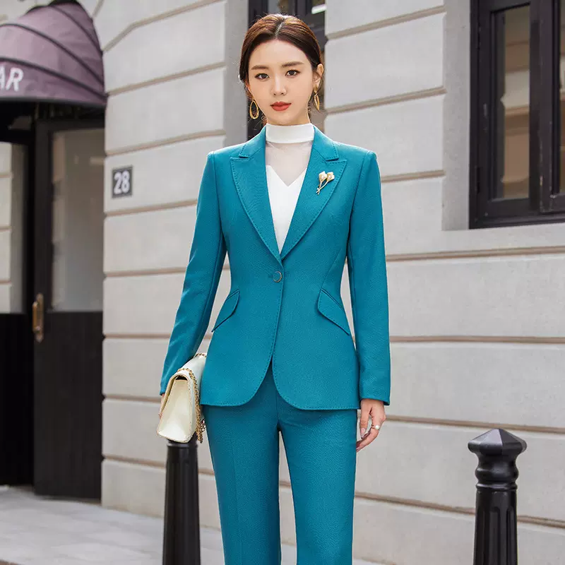 高级感西装外套女春秋时尚气质女神范职业正装西服套装经理工作服