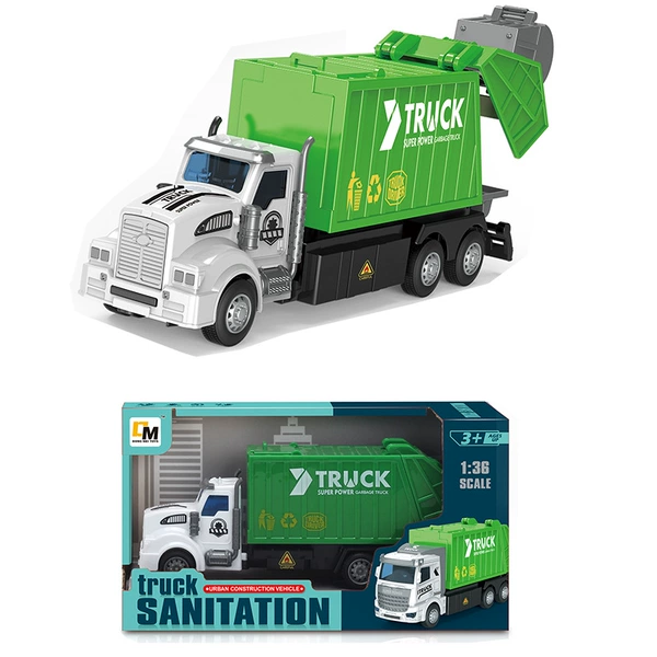 Sanitation garbage (car 21cm) color box
