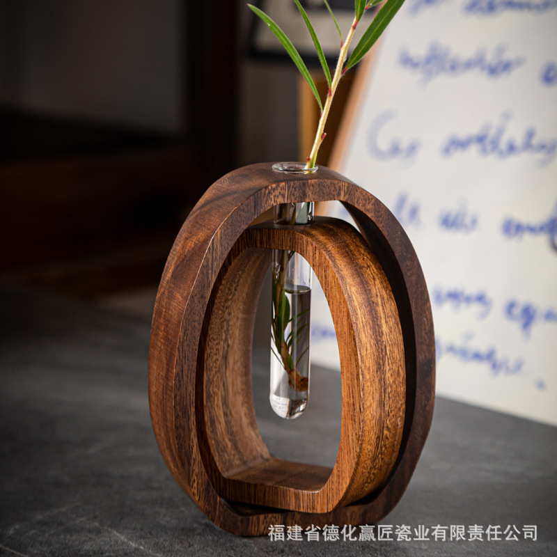 Creativo marco de hierro hidropónico rosa verde vasija de vidrio contenedor de maceta de escritorio de oficina verde decoración moderna