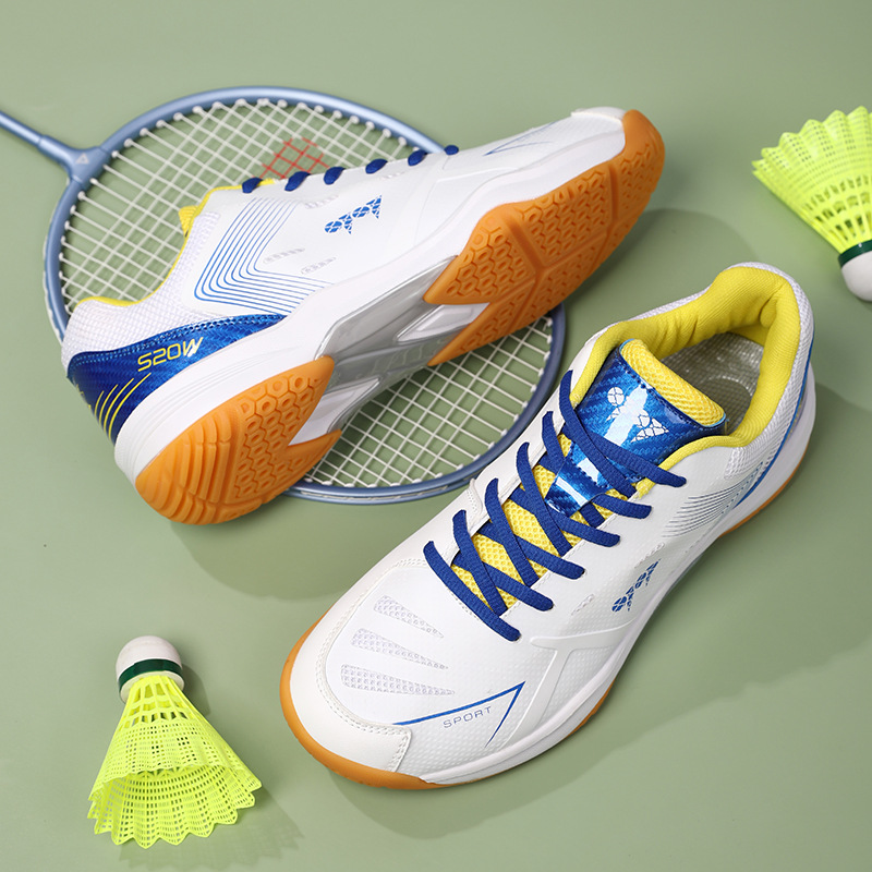Nuevos zapatos de bádminton profesionales de moda para hombres y mujeres entrenamiento integral competencia de tenis de mesa zapatos de tenis zapatos deportivos pareja