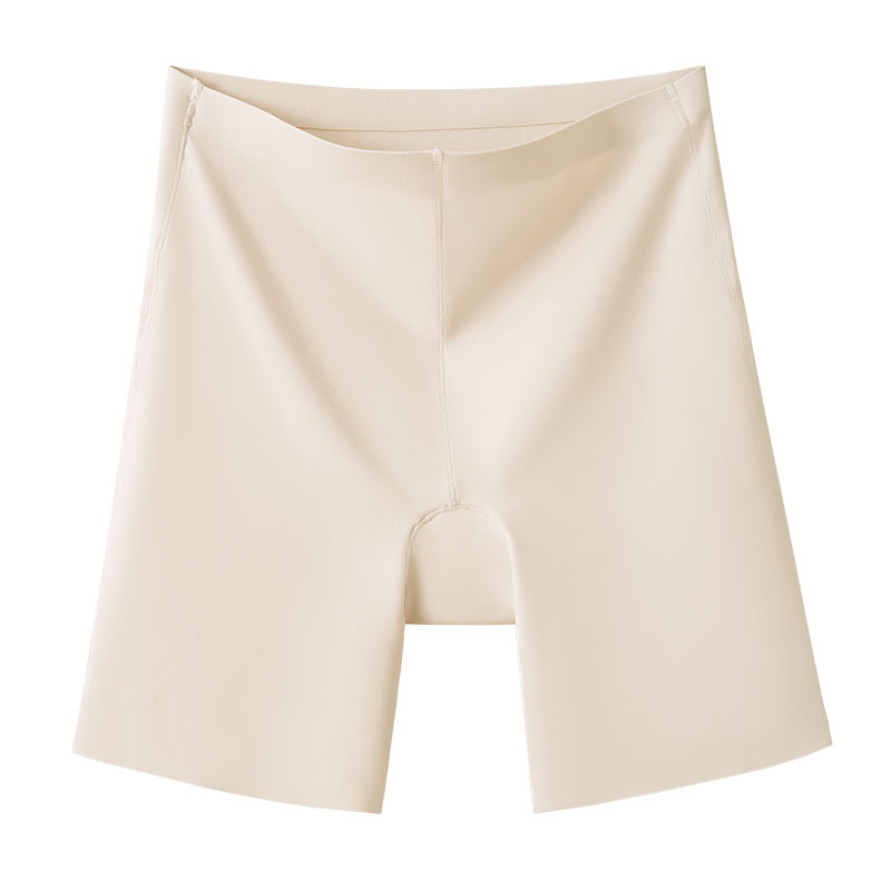 Pantalones de seguridad antideslumbrantes para mujer nueva ropa interior sin costuras de seda de hielo dos en uno calzoncillos bóxer de abdomen pantalones de seguridad para mujer de verano