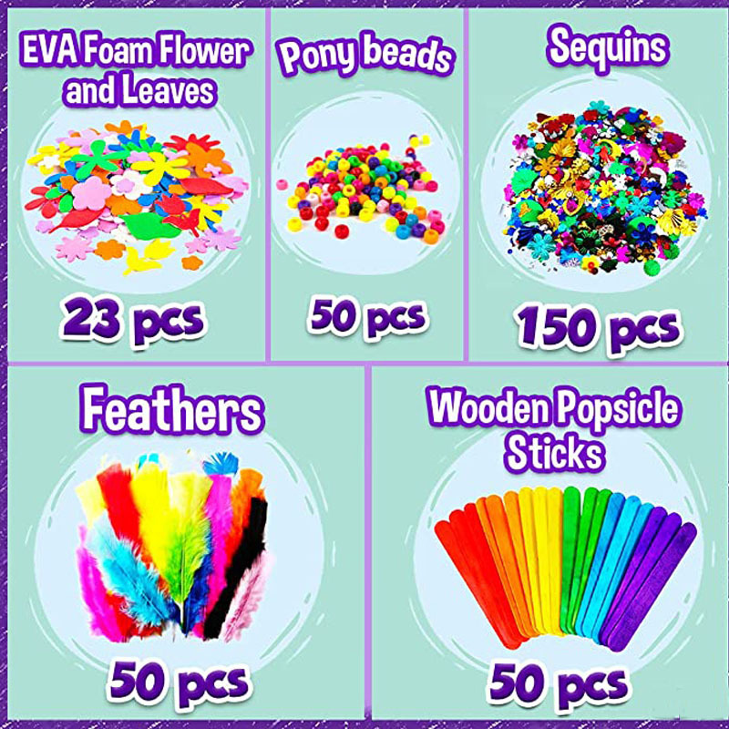 Amazon spot children's handmade educational toys material package creative DIY toy set 1000PCs