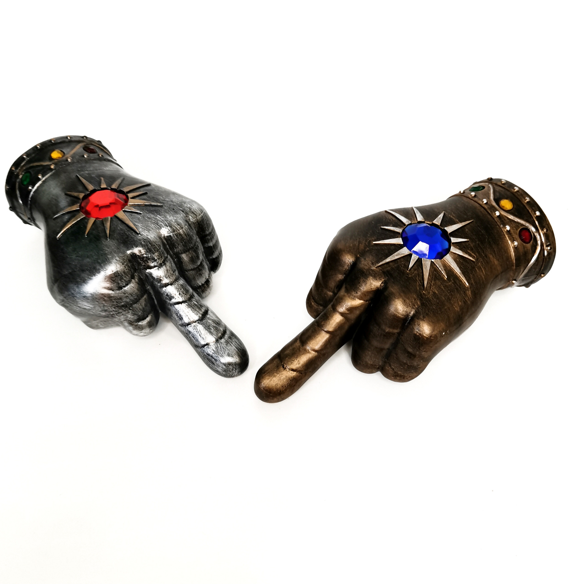 Creativo dedo medio otro abrebotellas asesino puño personalidad guantes botella de plástico abridor de botellas de ladrillo abridor