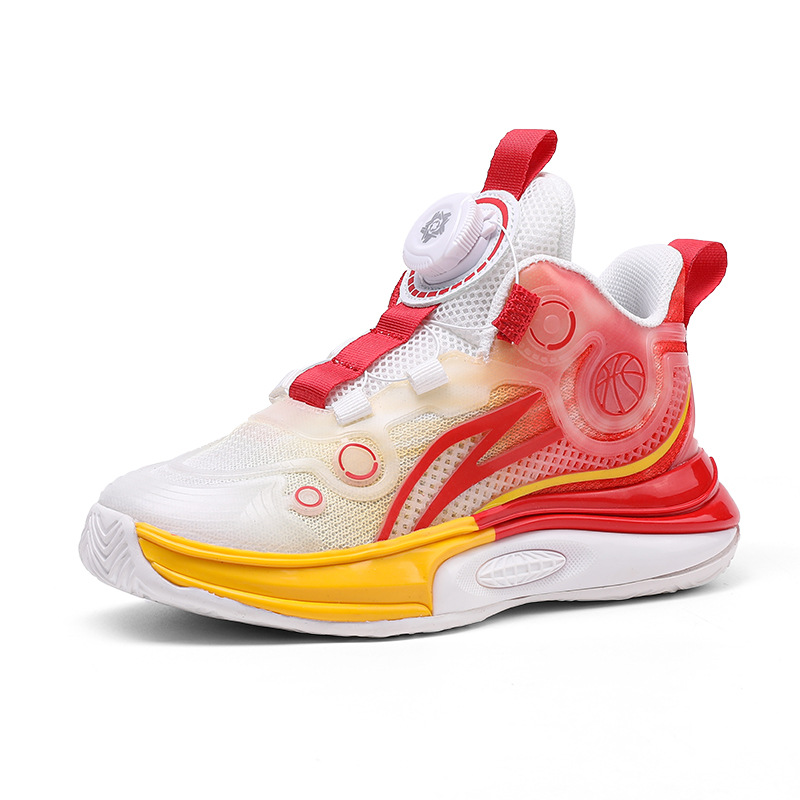 Dziecięce buty do koszykówki oddychające sportowe dla chłopców_voghion.com