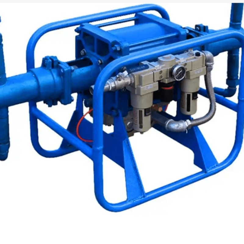 Máquina de lechada de doble líquido de alta presión para equipos de refuerzo de agujeros de sellado de alta presión con flujo ajustable de lechada estable (depósito de oro)