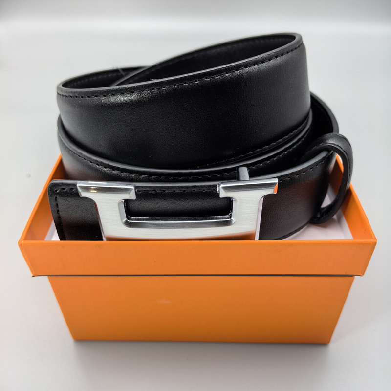 皮带男H字母扣腰带平纹经典款百搭裤带现货批发跨境彩色带 belt|undefined
