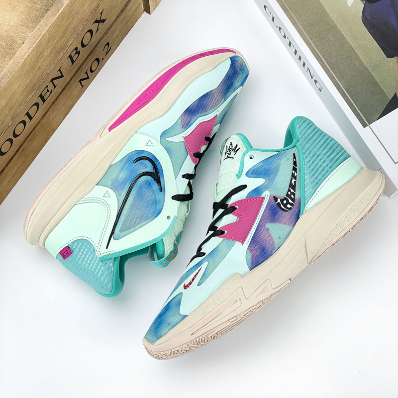 [Putian Factory] Irving 5Th Generation Practical Basketball Shoes Practical Men's 6 Light Pink Kidsren's Low Low-Top Running Shoes